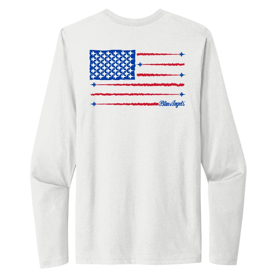Red, White, & Blues Flag LS T-Shirt