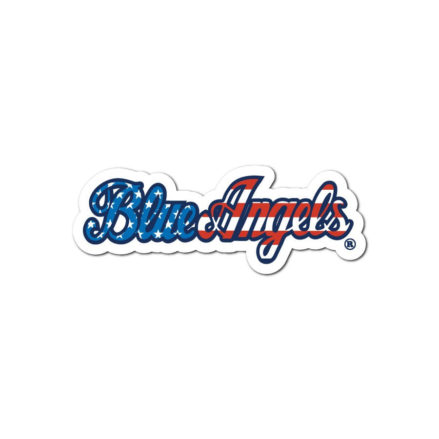 Red, White, and Blue's Script Sticker