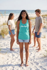 Blue Angels Script Women’s Racerback Tank