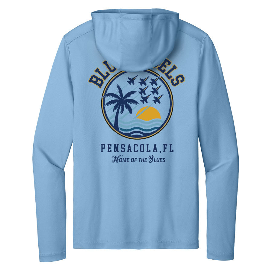 Island in the Sun Performance Hooded Shirt
