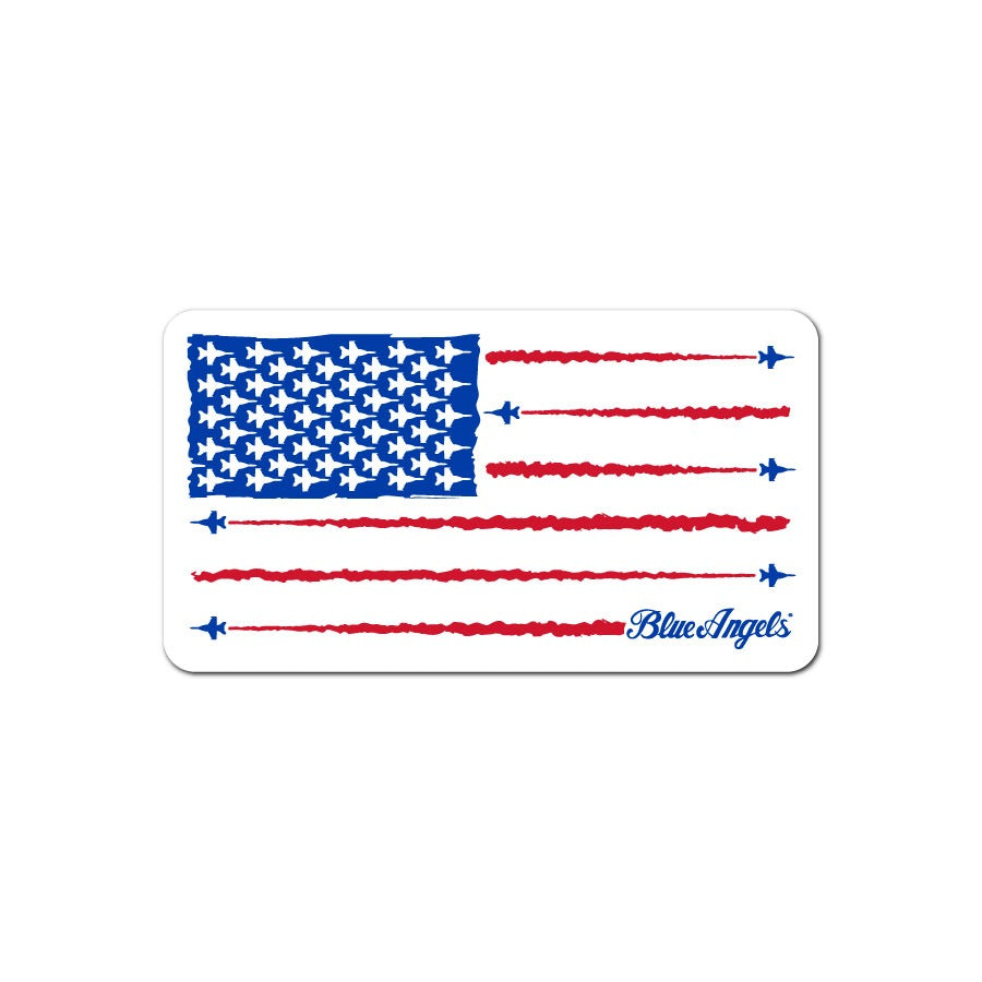 Red, White, and Blue's Flag Sticker