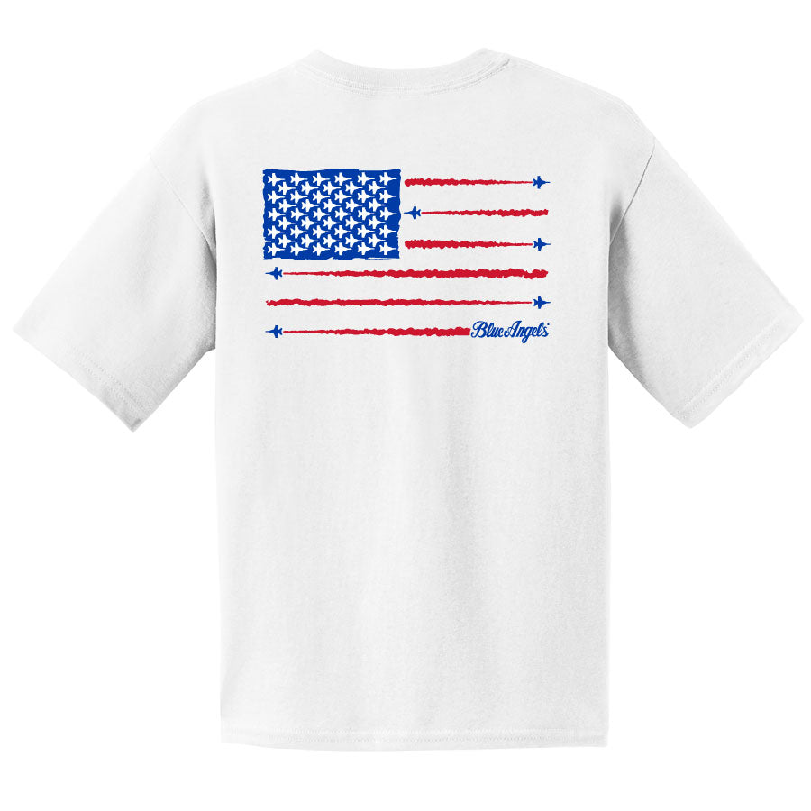 Red, White, and Blues Flag Youth T-Shirt
