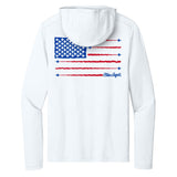Red, White, & Blues Flag Performance Hooded Shirt
