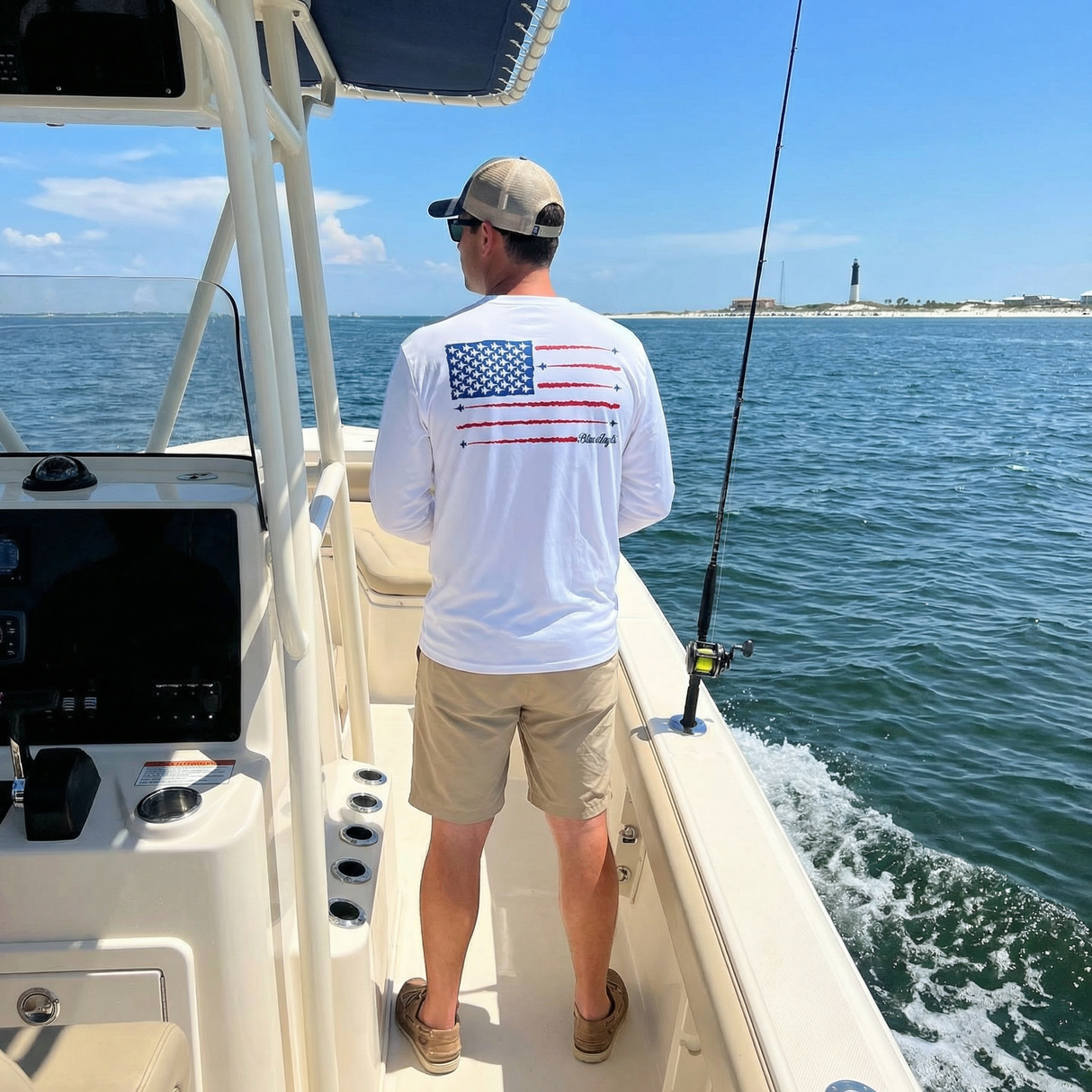 Red, White, & Blues Flag Performance Shirt