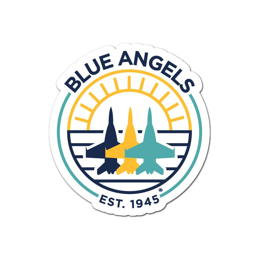 Retro Blue's Sticker